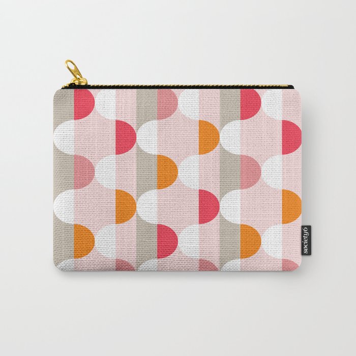 City life facade pearl pink Carry All Pouch Gallery Image 1