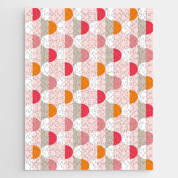 City life facade pearl pink Jigsaw Puzzle Gallery Image 1