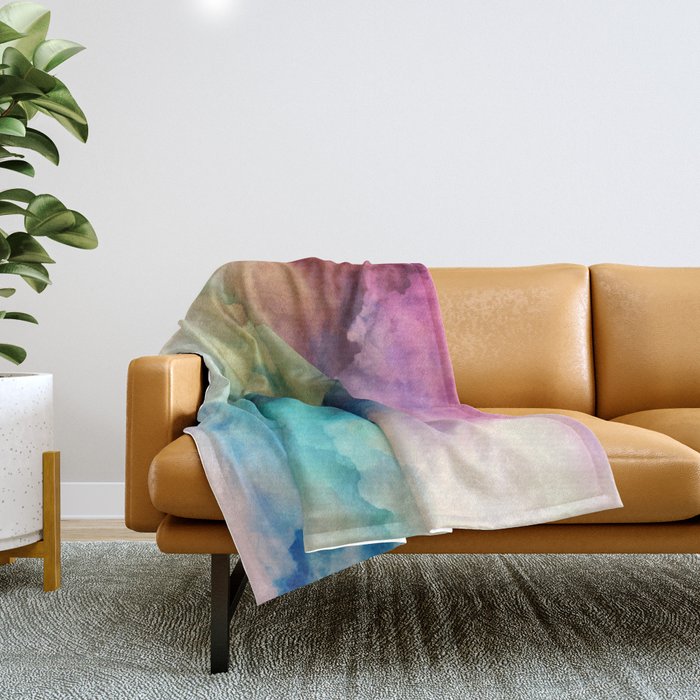 Rainbow Dreams Throw Blanket Gallery Image 1