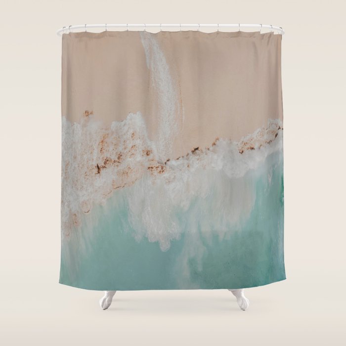 seashore iv - bali indonesia Shower Curtain Gallery Image 1