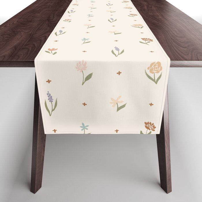 Folk Wildflowers Table Runner Gallery Image 1