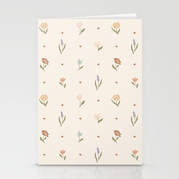 Folk Wildflowers Stationery Card Gallery Image 2