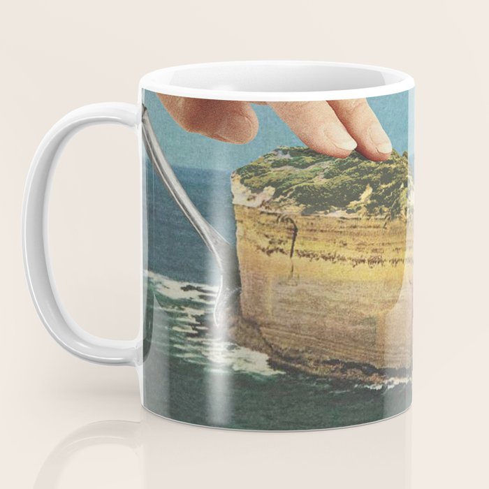 Serving up cake by the seaside - Cake slice Coffee Mug Gallery Image 3
