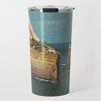 Serving up cake by the seaside - Cake slice Travel Mug Gallery Image 1