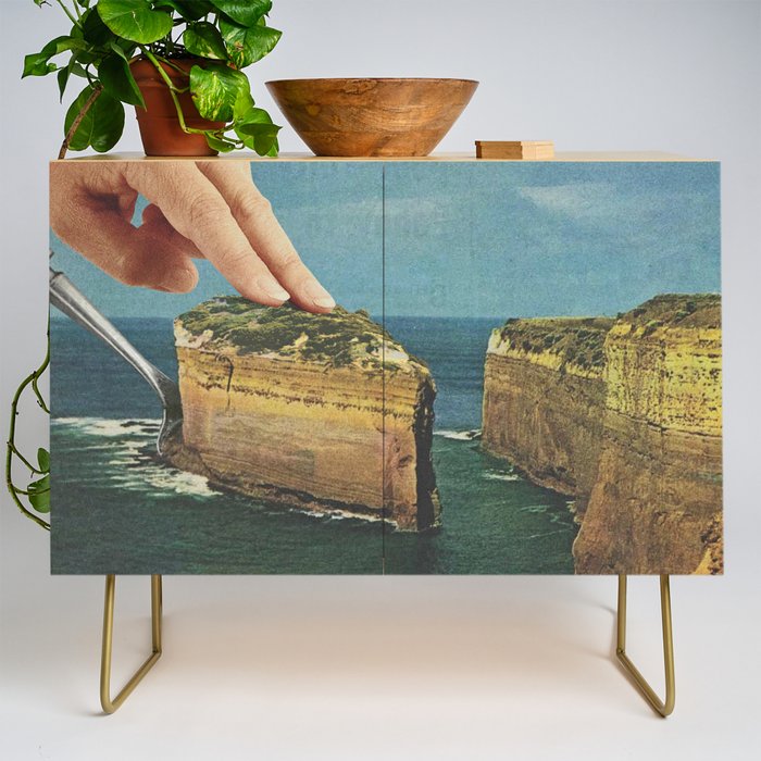 Serving up cake by the seaside - Cake slice Credenza Gallery Image 1