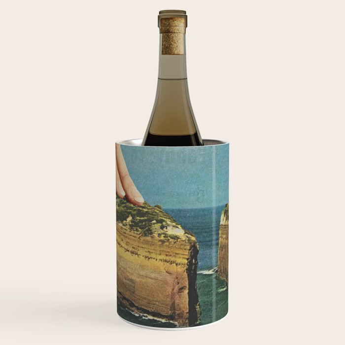 Serving up cake by the seaside - Cake slice Wine Chiller Gallery Image 1