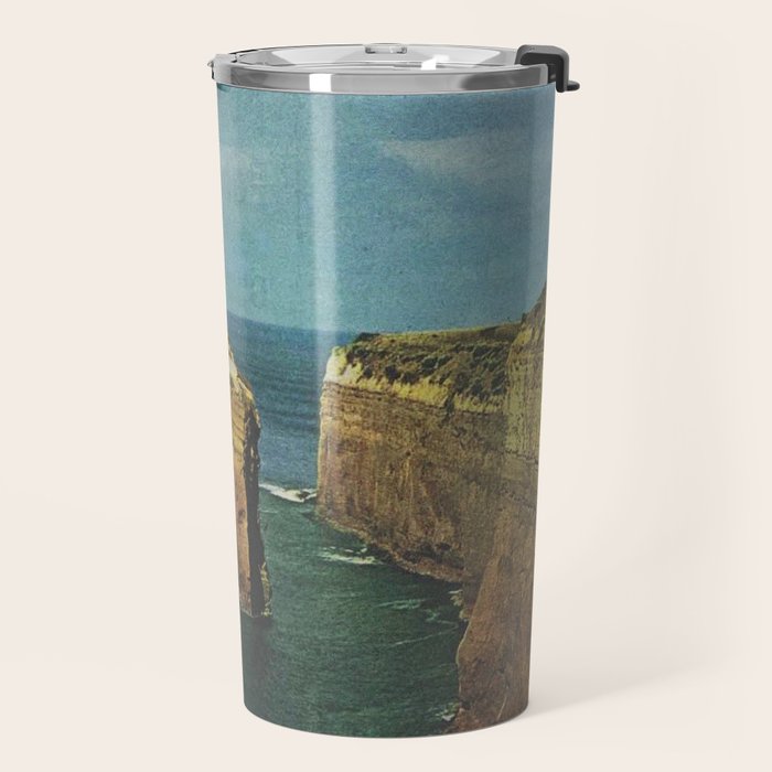 Serving up cake by the seaside - Cake slice Travel Mug Gallery Image 2