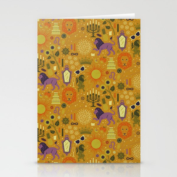 Leo Season Stationery Card Gallery Image 1