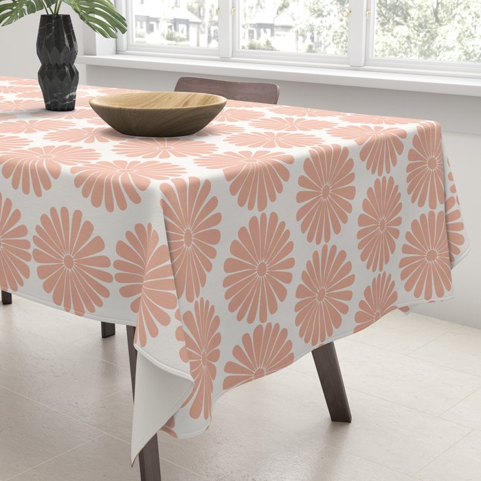 Floral Daisy Pattern XXXVIII Tablecloth Gallery Image 3