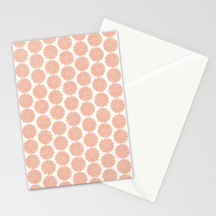 Floral Daisy Pattern XXXVIII Stationery Card Gallery Image 2