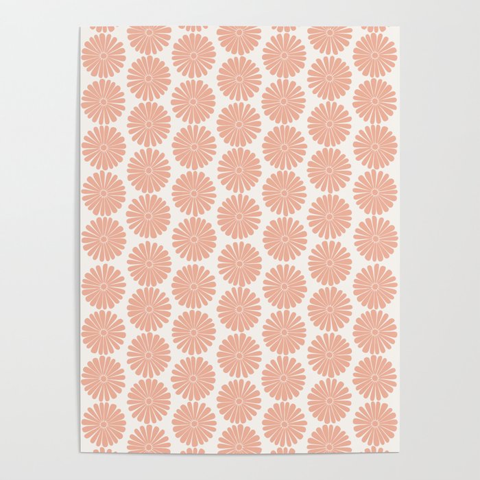 Floral Daisy Pattern XXXVIII Poster Gallery Image 4