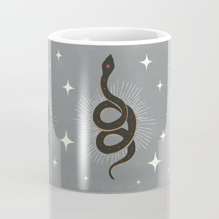 Slither - Gray Coffee Mug Gallery Image 4