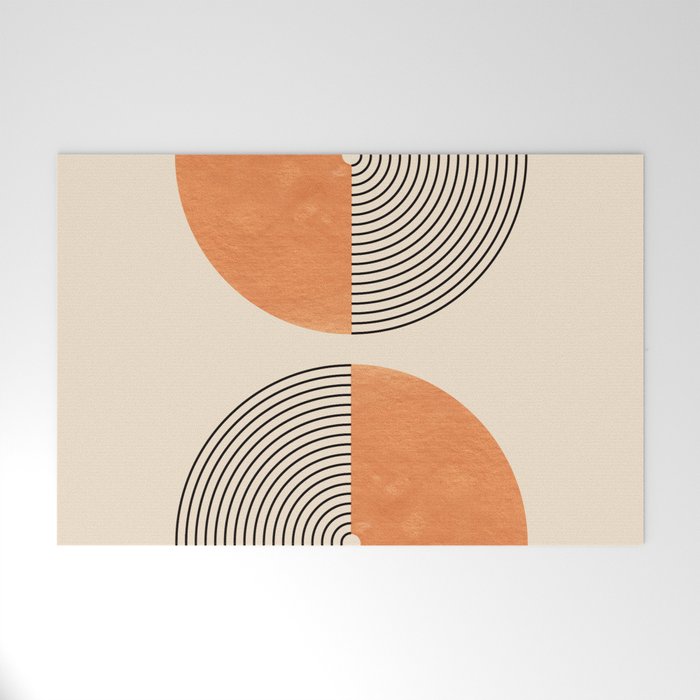 Harmony - Mid Century Modern  Welcome Mat Gallery Image 1