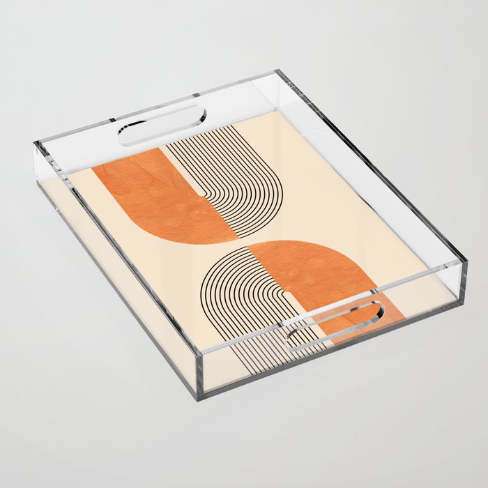 Harmony - Mid Century Modern  Acrylic Tray Gallery Image 1