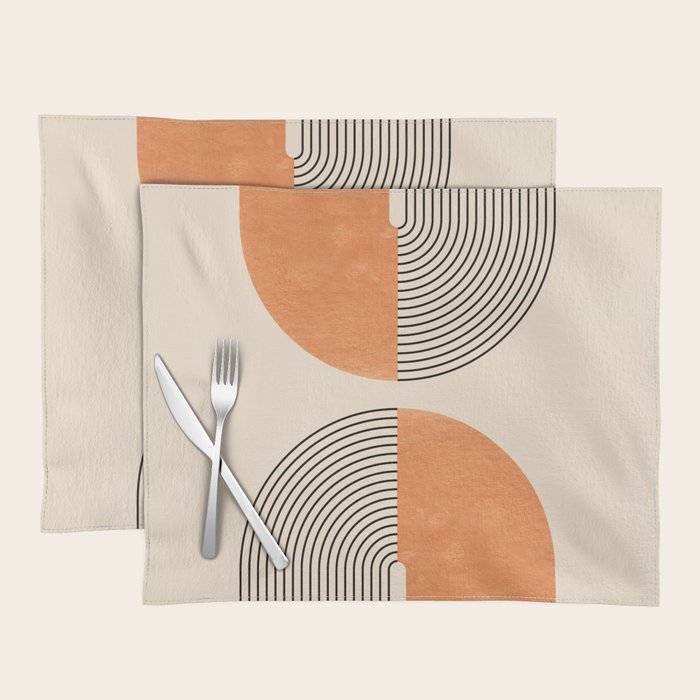 Harmony - Mid Century Modern  Placemat Gallery Image 1
