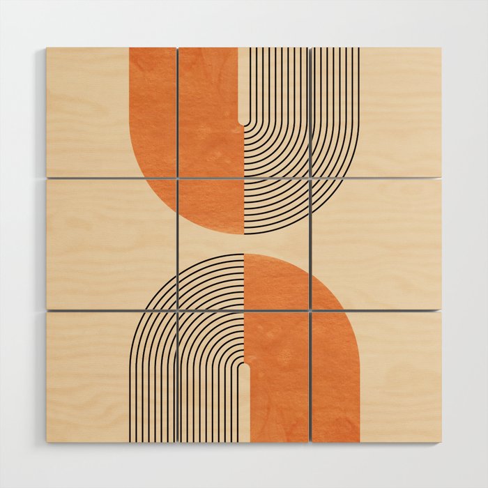 Harmony - Mid Century Modern  Wood Wall Art Gallery Image 1