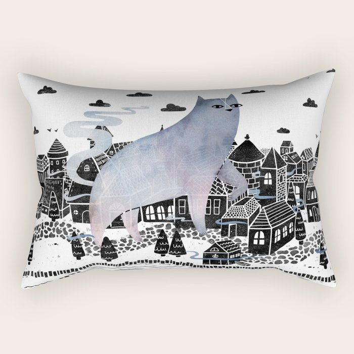 The Fog Rectangular Pillow Gallery Image 2