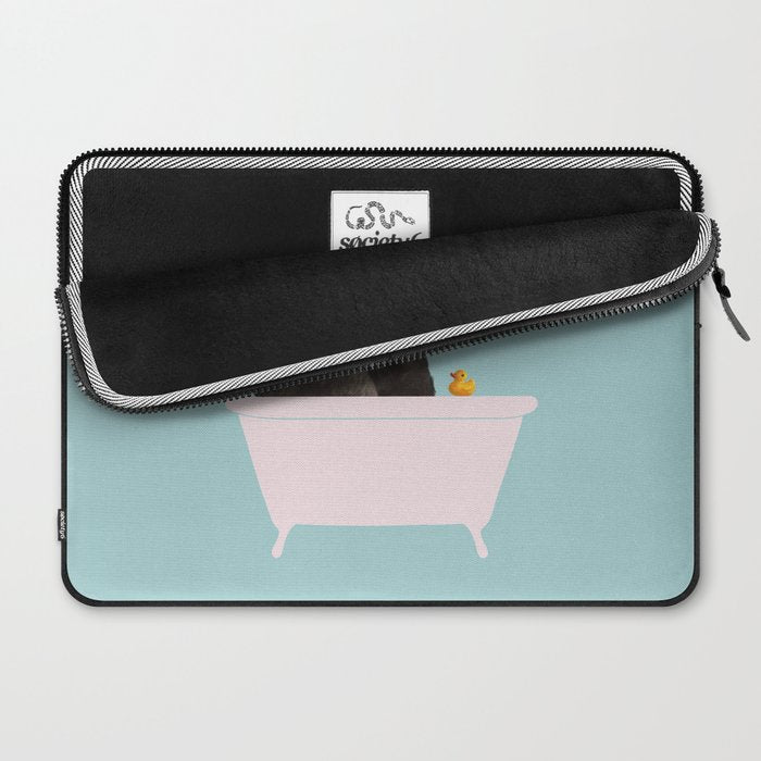 Gorilla in Bathtub Laptop Sleeve Gallery Image 2