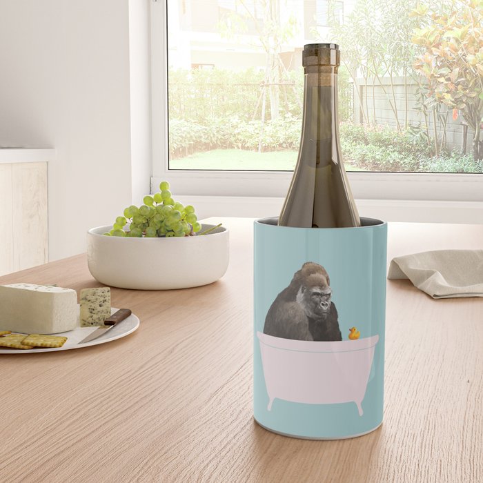 Gorilla in Bathtub Wine Chiller Gallery Image 4
