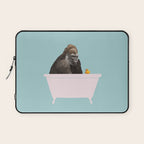 Gorilla in Bathtub Laptop Sleeve Gallery Image 1