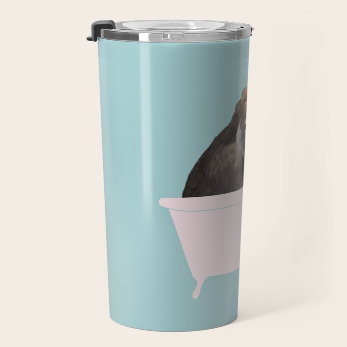 Gorilla in Bathtub Travel Mug Gallery Image 3