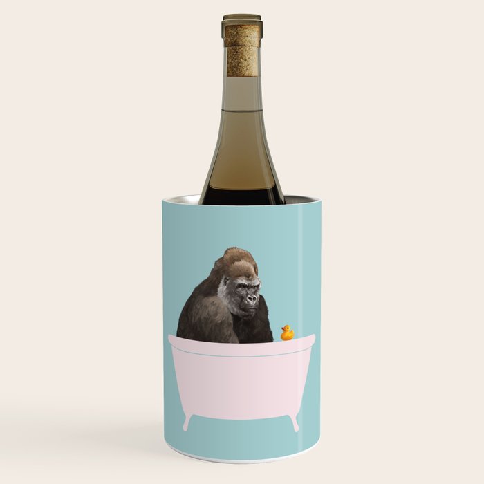 Gorilla in Bathtub Wine Chiller Gallery Image 1