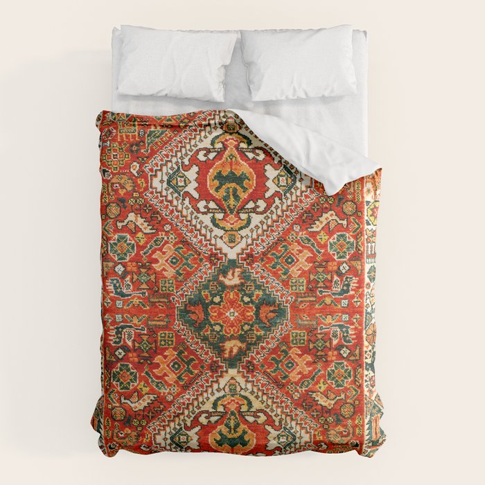 Qashqa'i Fars South West Persian Rug Print Duvet Cover Gallery Image 6