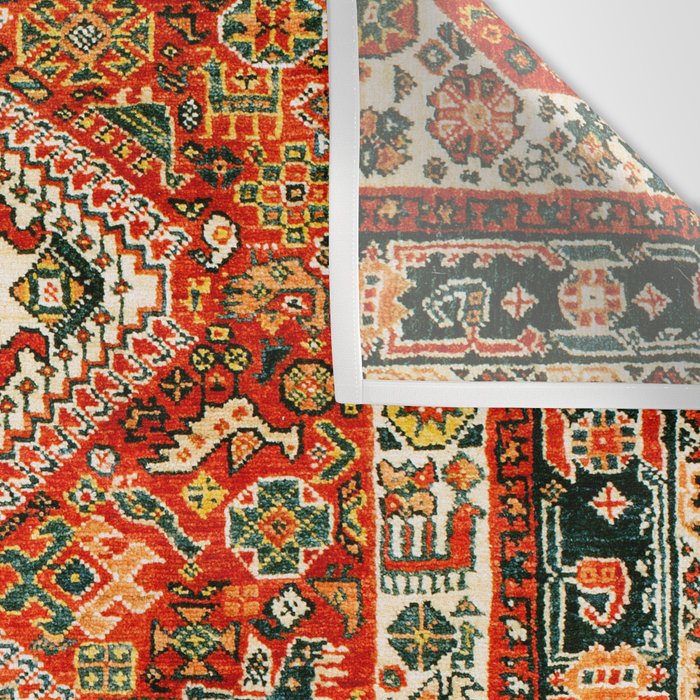 Qashqa'i Fars South West Persian Rug Print Wall Tapestry Gallery Image 3