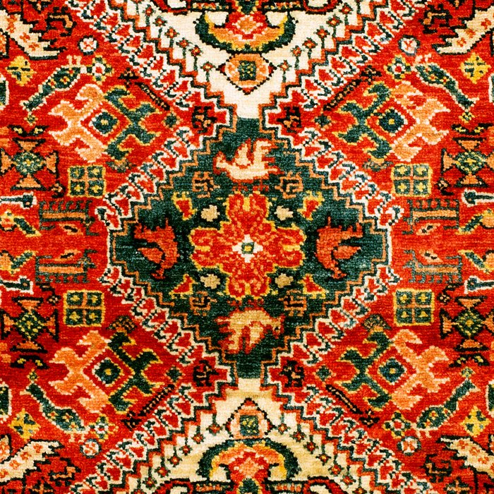 Qashqa'i Fars South West Persian Rug Print Coffee Mug Gallery Image 2