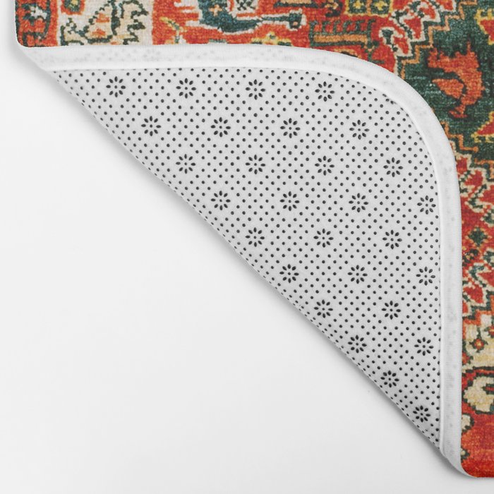 Qashqa'i Fars South West Persian Rug Print Bath Mat Gallery Image 2