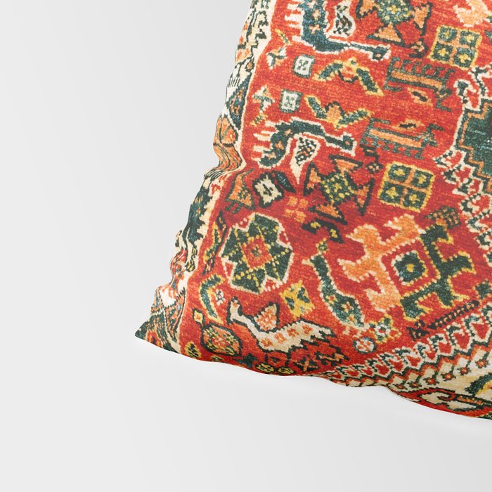 Qashqa'i Fars South West Persian Rug Print Pillow Sham Gallery Image 4