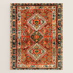 Qashqa'i Fars South West Persian Rug Print Jigsaw Puzzle Gallery Image 1
