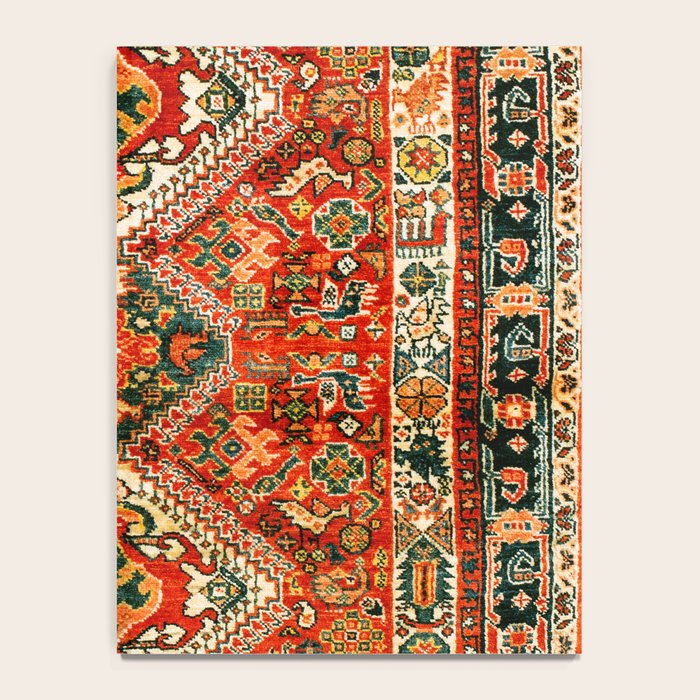 Qashqa'i Fars South West Persian Rug Print Notebook Gallery Image 4