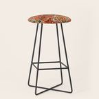 Qashqa'i Fars South West Persian Rug Print Stool Gallery Image 1