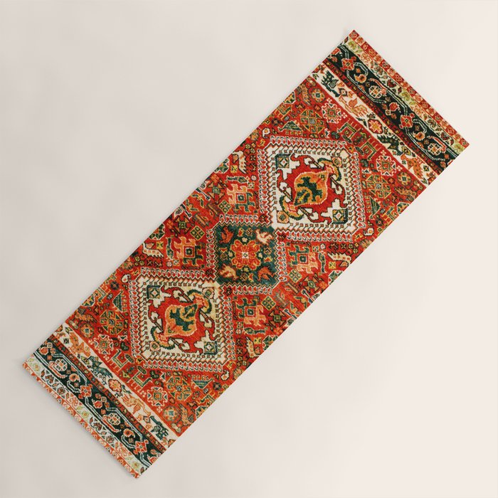 Qashqa'i Fars South West Persian Rug Print Yoga Mat Gallery Image 1