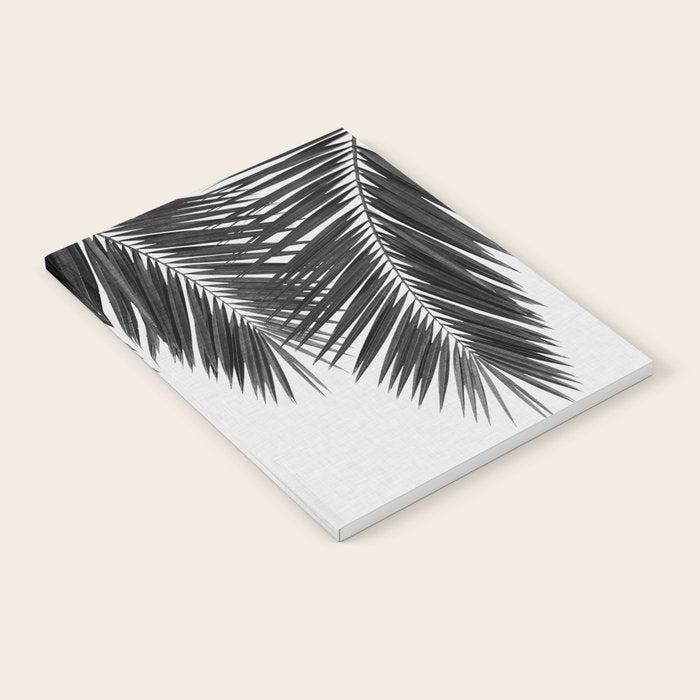 Palm Leaf Black & White II Notebook Gallery Image 2