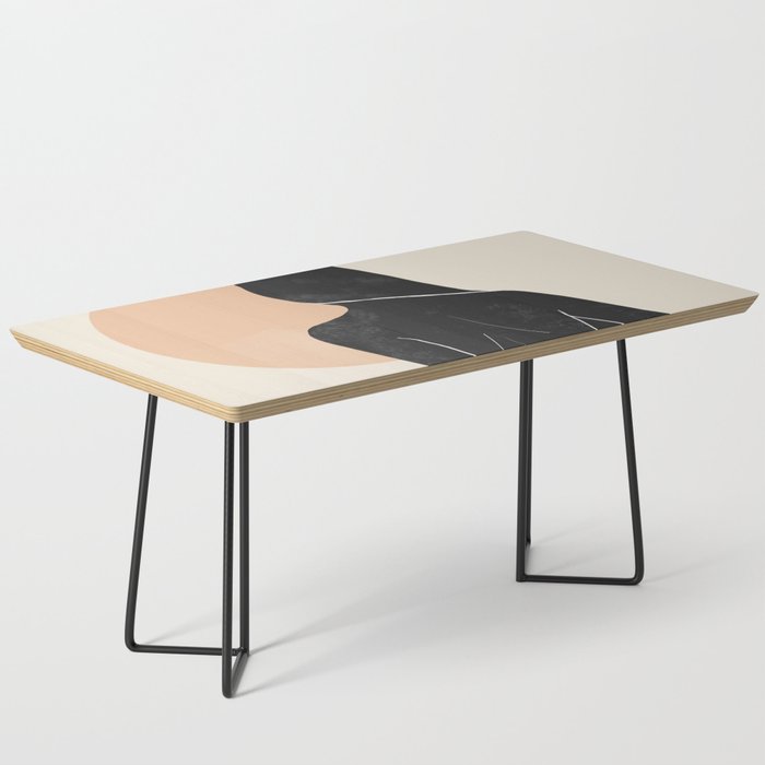 Minimal Abstract Art Nude Woman Coffee Table Gallery Image 1