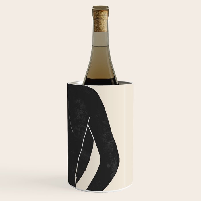 Minimal Abstract Art Nude Woman Wine Chiller Gallery Image 3