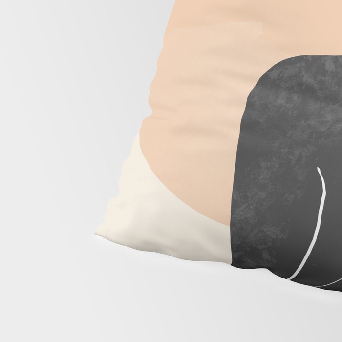 Minimal Abstract Art Nude Woman Pillow Sham Gallery Image 4