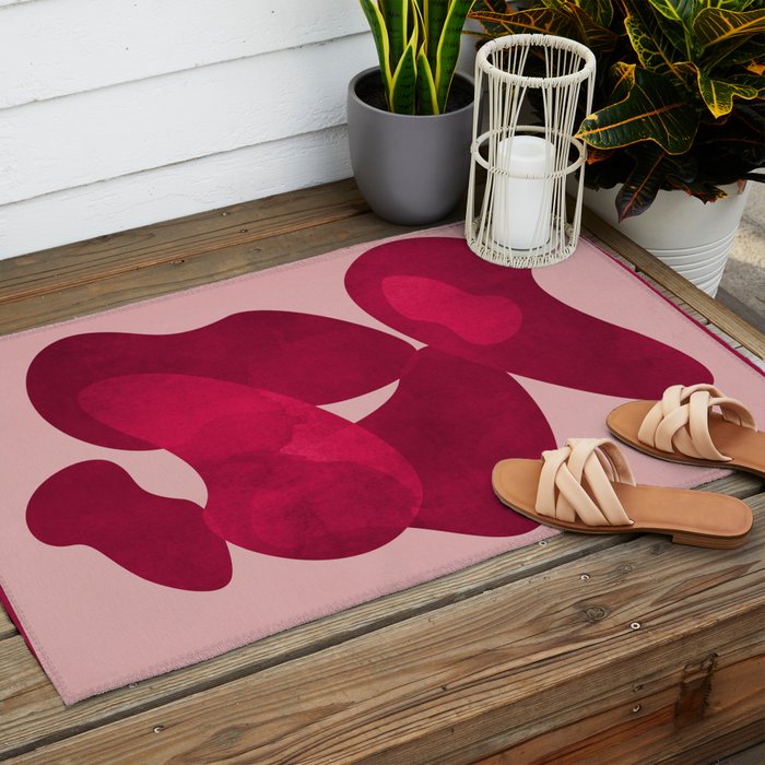 Minimal Abstract Composition 27 Outdoor Rug Gallery Image 2