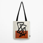Orange Shards Tote Bag Gallery Image 2