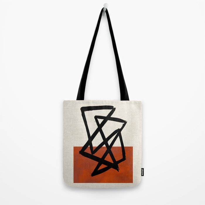 Orange Shards Tote Bag Gallery Image 2