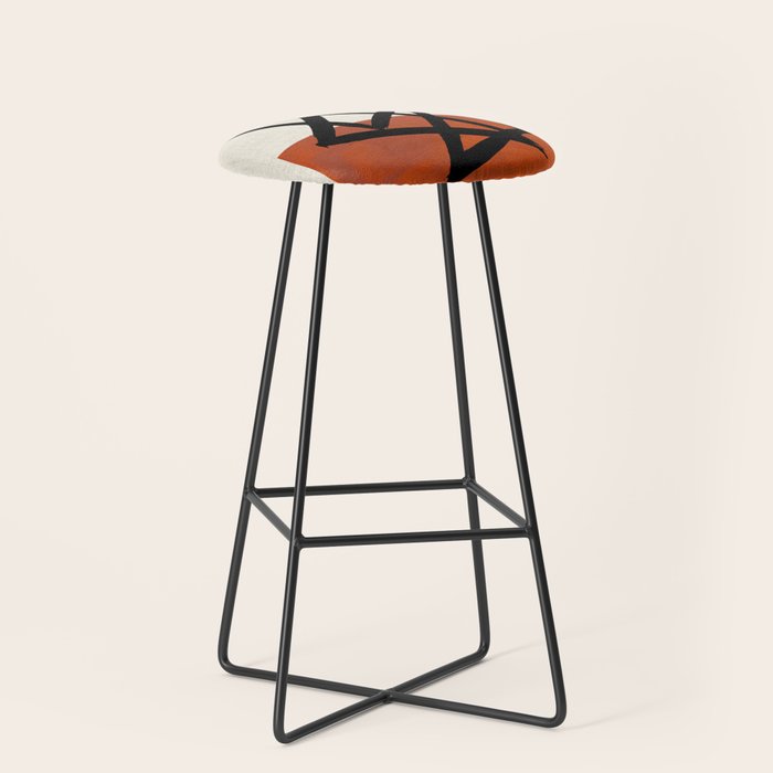 Orange Shards Stool Gallery Image 1