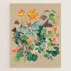 Floral Luna Moth Jigsaw Puzzle Gallery Image 1