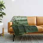 WITHIN THE TIDES FOREST GREEN by Monika Strigel Throw Blanket Gallery Image 1