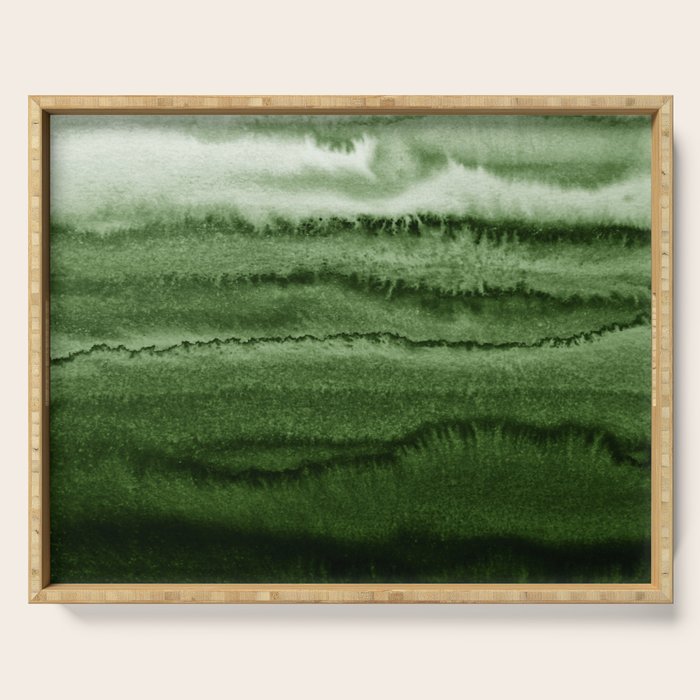 WITHIN THE TIDES FOREST GREEN by Monika Strigel Serving Tray Gallery Image 1
