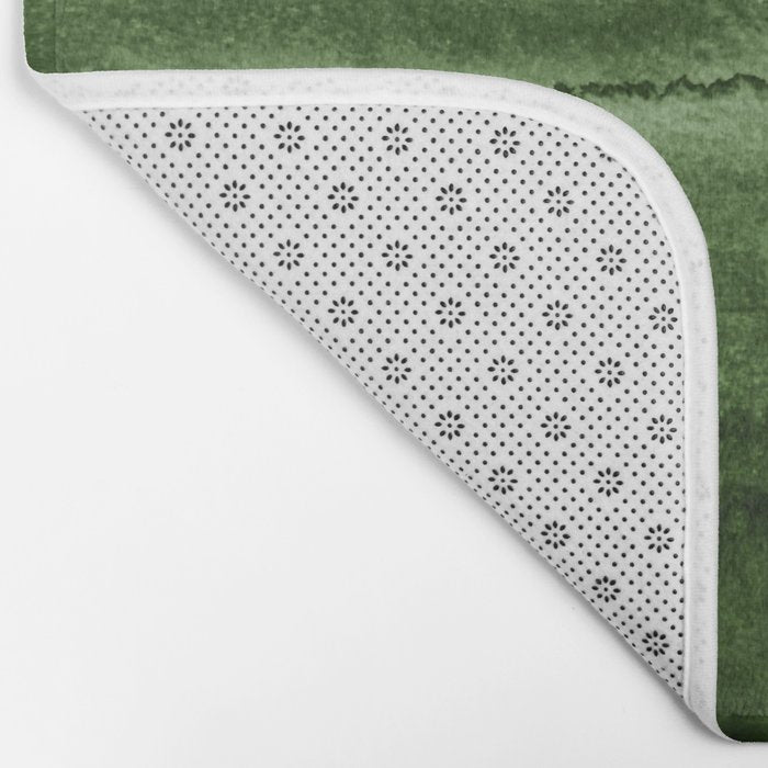 WITHIN THE TIDES FOREST GREEN by Monika Strigel Bath Mat Gallery Image 2