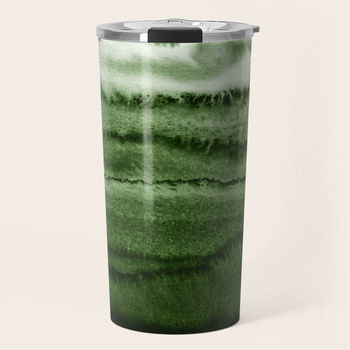 WITHIN THE TIDES FOREST GREEN by Monika Strigel Travel Mug Gallery Image 1