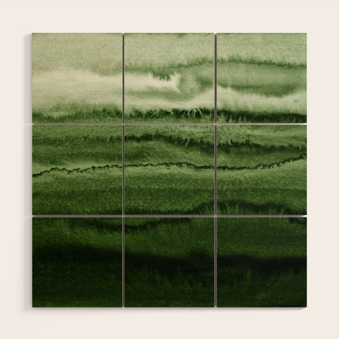 WITHIN THE TIDES FOREST GREEN by Monika Strigel Wood Wall Art Gallery Image 1