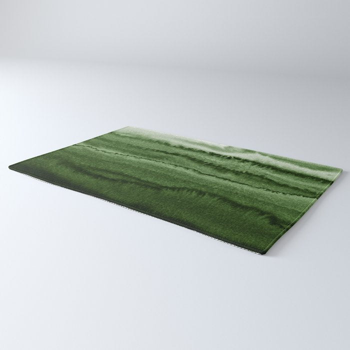 WITHIN THE TIDES FOREST GREEN by Monika Strigel Rug Gallery Image 3